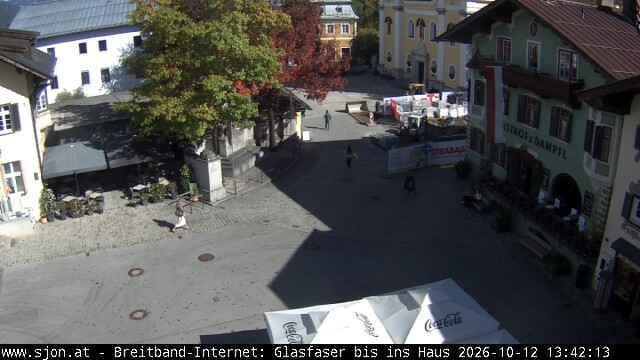 Archiv Foto Webcam Hauptplatz in St. Johann/Tirol