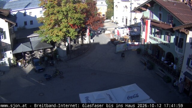 Archiv Foto Webcam Hauptplatz in St. Johann/Tirol