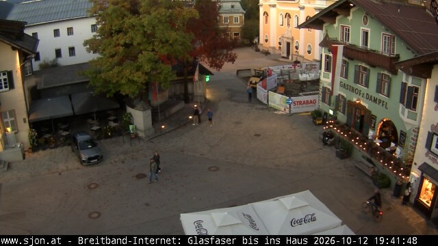 Archiv Foto Webcam Hauptplatz in St. Johann/Tirol