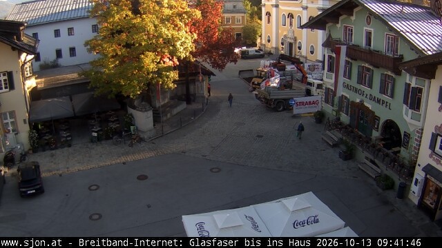 Archived image Webcam St. Johann in Tyrol - Main Place