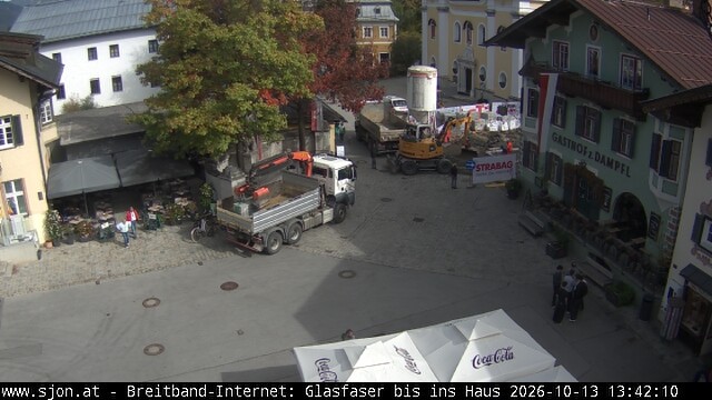 Archived image Webcam St. Johann in Tyrol - Main Place