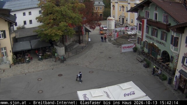 Archived image Webcam St. Johann in Tyrol - Main Place