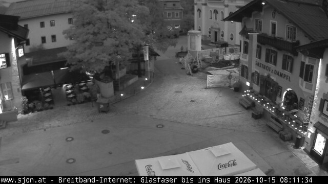 Archiv Foto Webcam Hauptplatz in St. Johann/Tirol