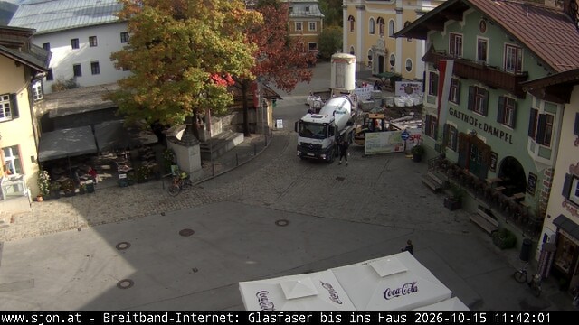 Archiv Foto Webcam Hauptplatz in St. Johann/Tirol