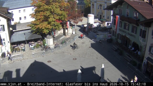 Archiv Foto Webcam Hauptplatz in St. Johann/Tirol