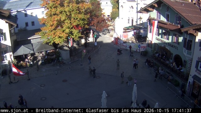 Archiv Foto Webcam Hauptplatz in St. Johann/Tirol