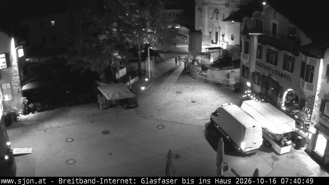 Archiv Foto Webcam Hauptplatz in St. Johann/Tirol