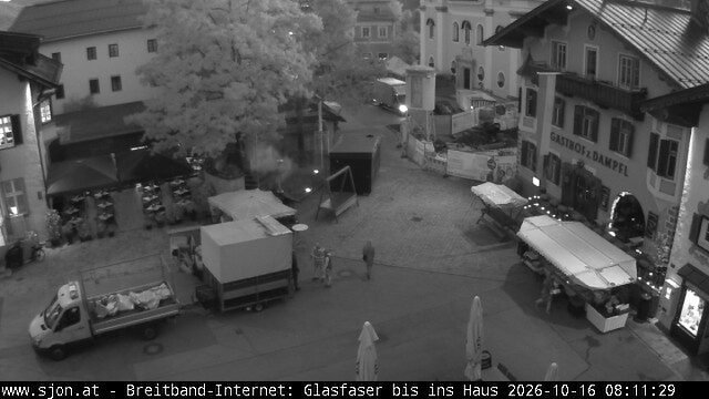 Archiv Foto Webcam Hauptplatz in St. Johann/Tirol