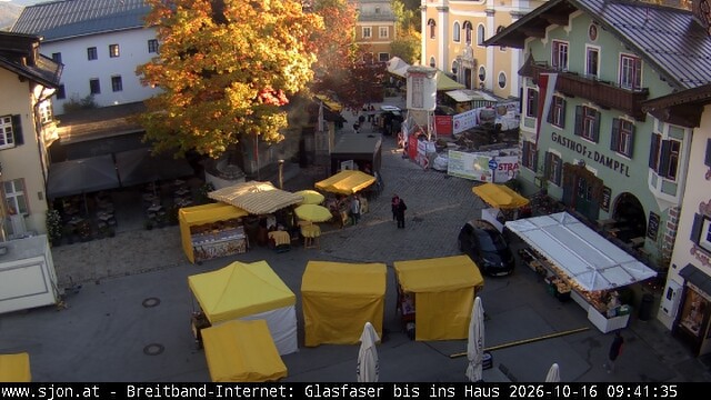 Archiv Foto Webcam Hauptplatz in St. Johann/Tirol