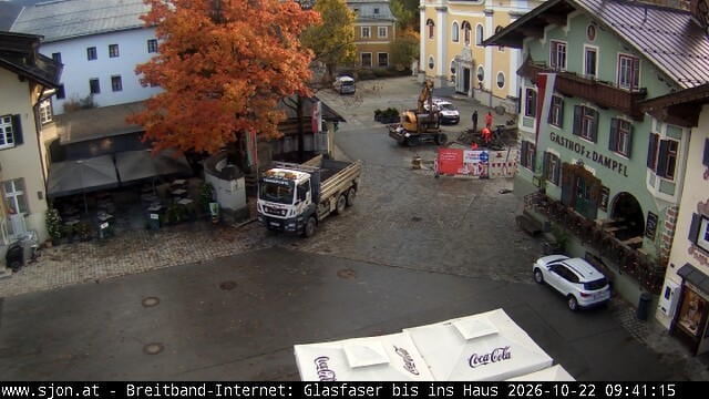 Archiv Foto Webcam Hauptplatz in St. Johann/Tirol