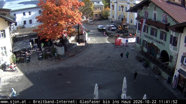 Archiv Foto Webcam Hauptplatz in St. Johann/Tirol