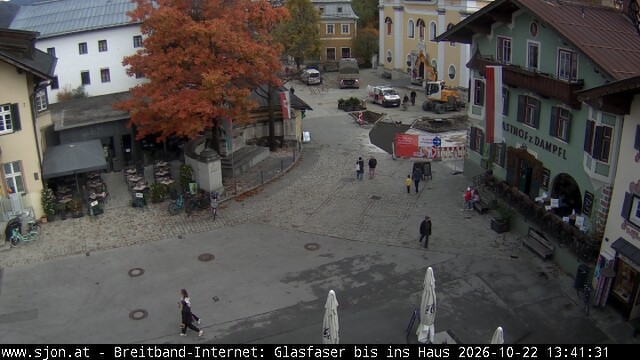 Archiv Foto Webcam Hauptplatz in St. Johann/Tirol
