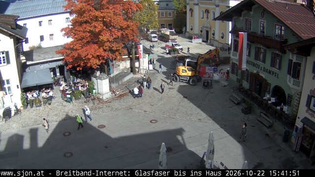 Archiv Foto Webcam Hauptplatz in St. Johann/Tirol