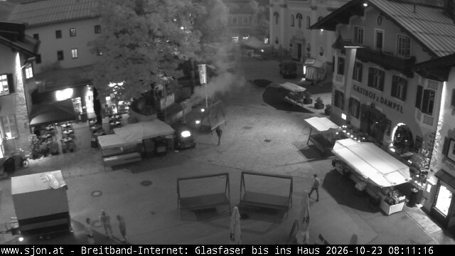Archiv Foto Webcam Hauptplatz in St. Johann/Tirol