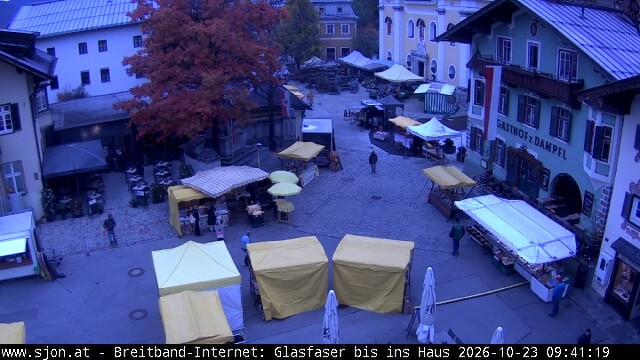 Archiv Foto Webcam Hauptplatz in St. Johann/Tirol