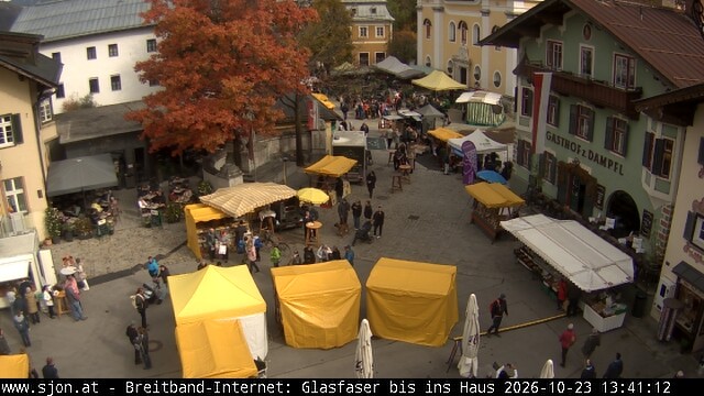 Archiv Foto Webcam Hauptplatz in St. Johann/Tirol