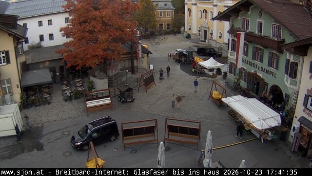 Archiv Foto Webcam Hauptplatz in St. Johann/Tirol