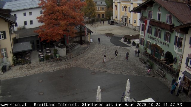 Archiv Foto Webcam Hauptplatz in St. Johann/Tirol
