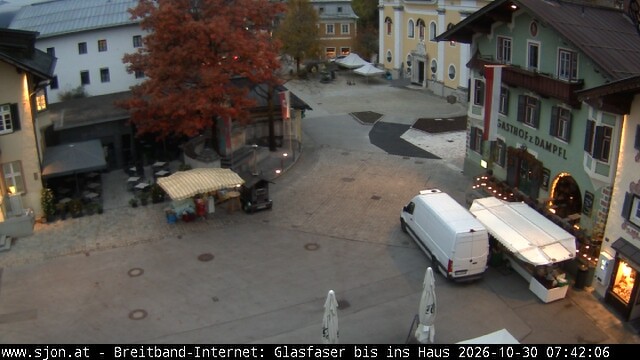 Archiv Foto Webcam Hauptplatz in St. Johann/Tirol