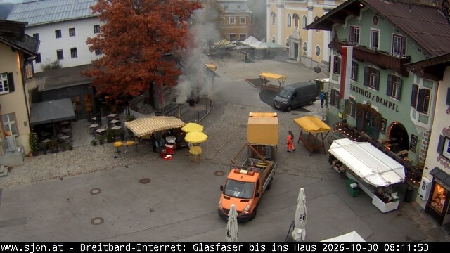 Archiv Foto Webcam Hauptplatz in St. Johann/Tirol