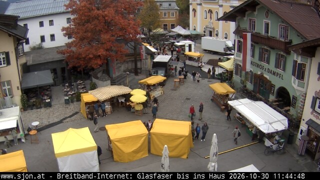 Archiv Foto Webcam Hauptplatz in St. Johann/Tirol