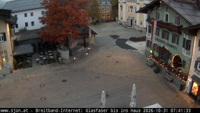 Archiv Foto Webcam Hauptplatz in St. Johann/Tirol