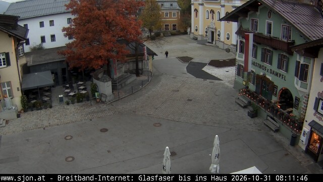 Archiv Foto Webcam Hauptplatz in St. Johann/Tirol