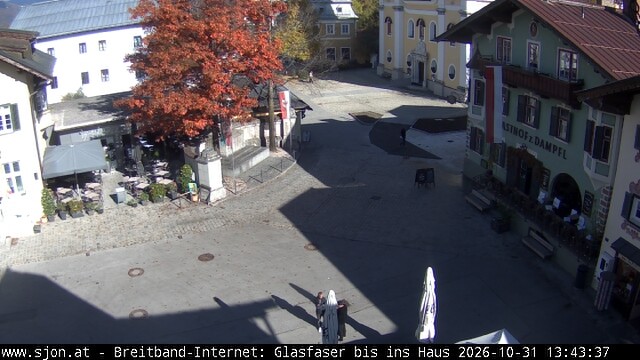 Archiv Foto Webcam Hauptplatz in St. Johann/Tirol