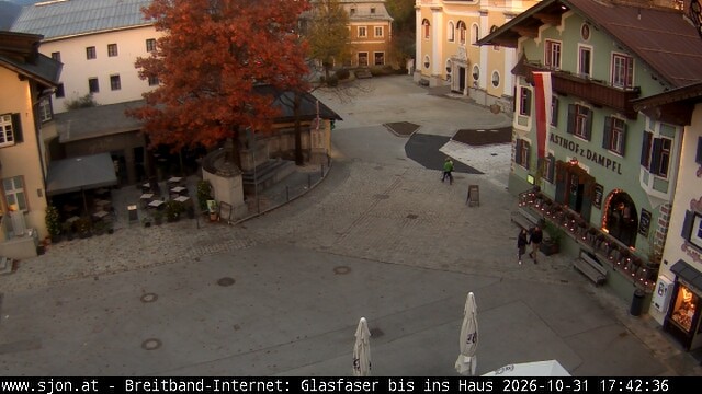 Archiv Foto Webcam Hauptplatz in St. Johann/Tirol