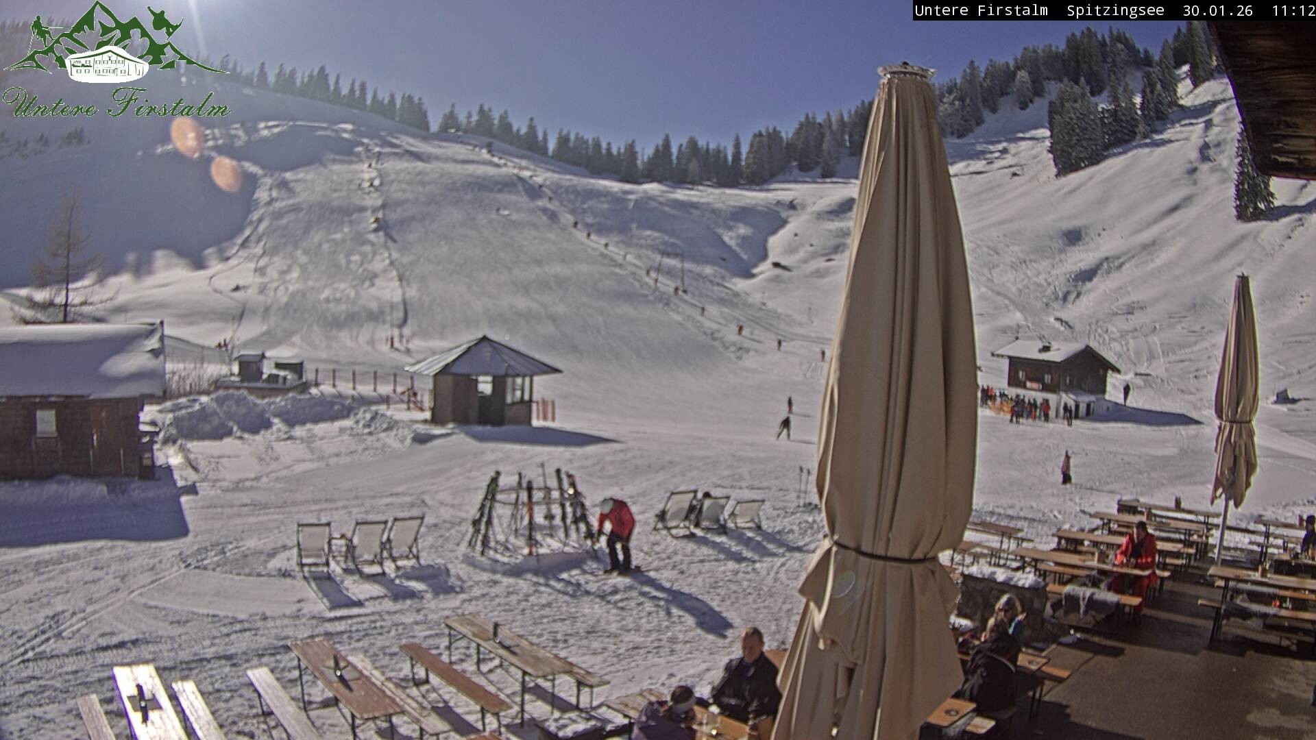 Archiv Foto Webcam Spitzingsee - Sonnenterrasse Untere Firstalm