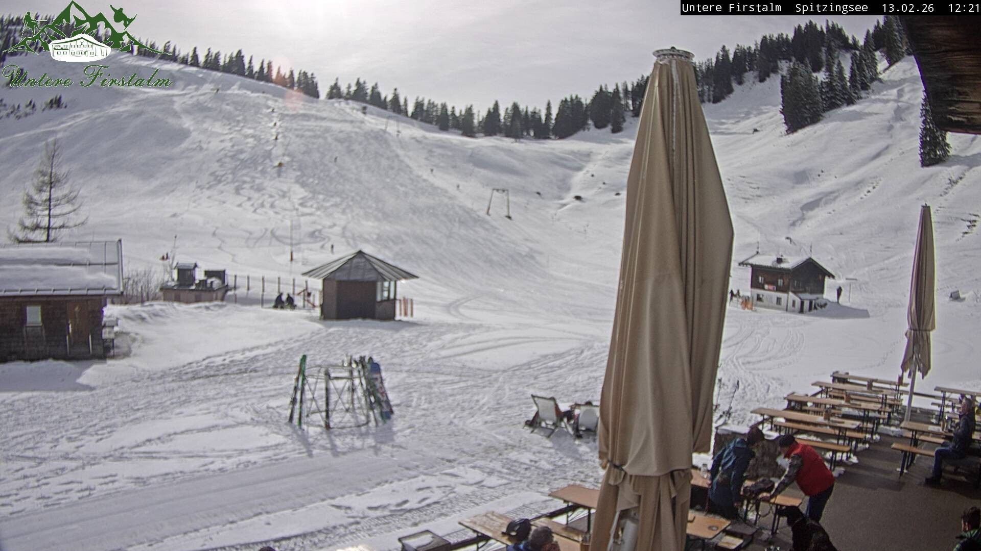 Archiv Foto Webcam Spitzingsee - Sonnenterrasse Untere Firstalm