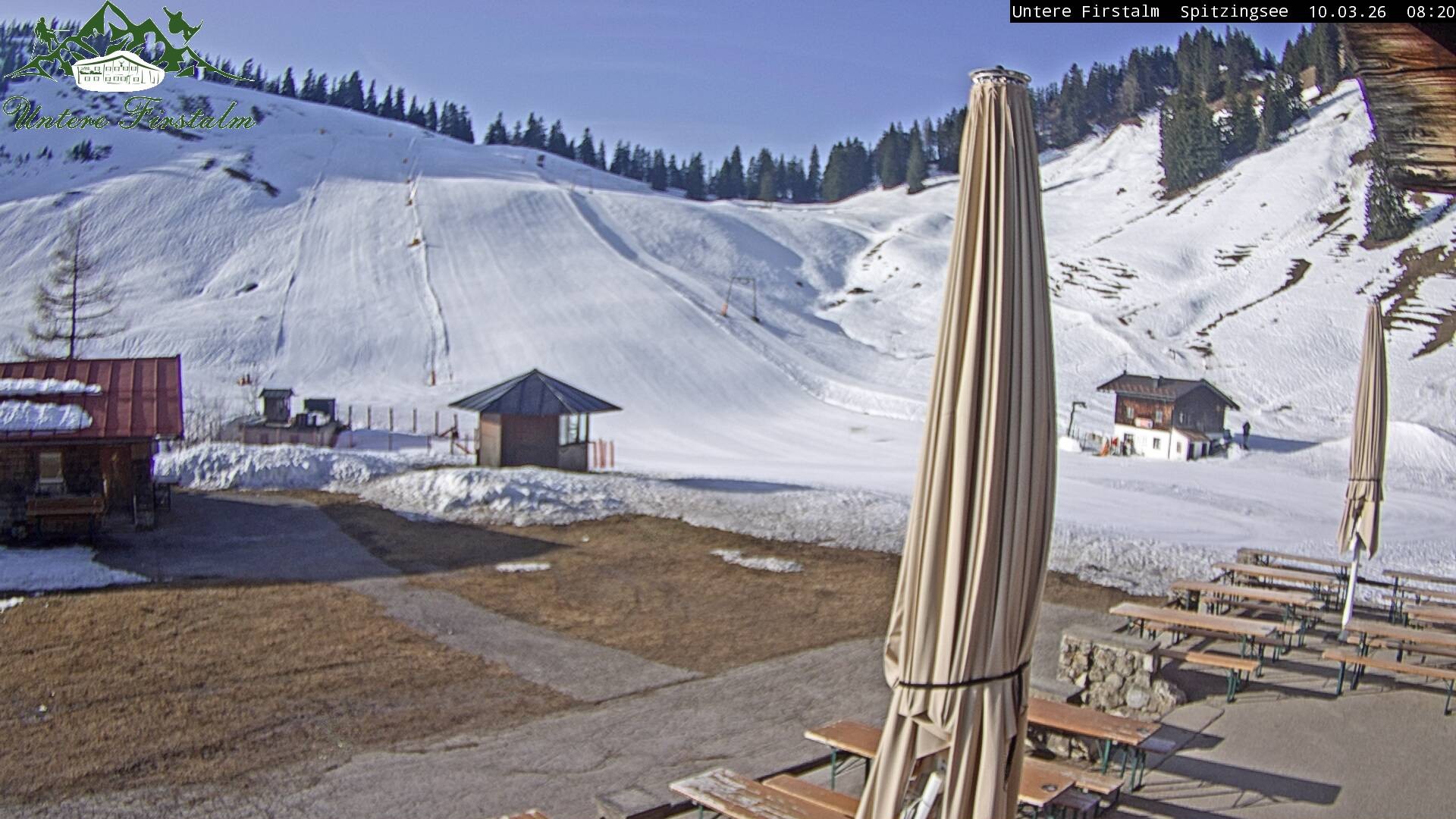 Archiv Foto Webcam Spitzingsee - Sonnenterrasse Untere Firstalm