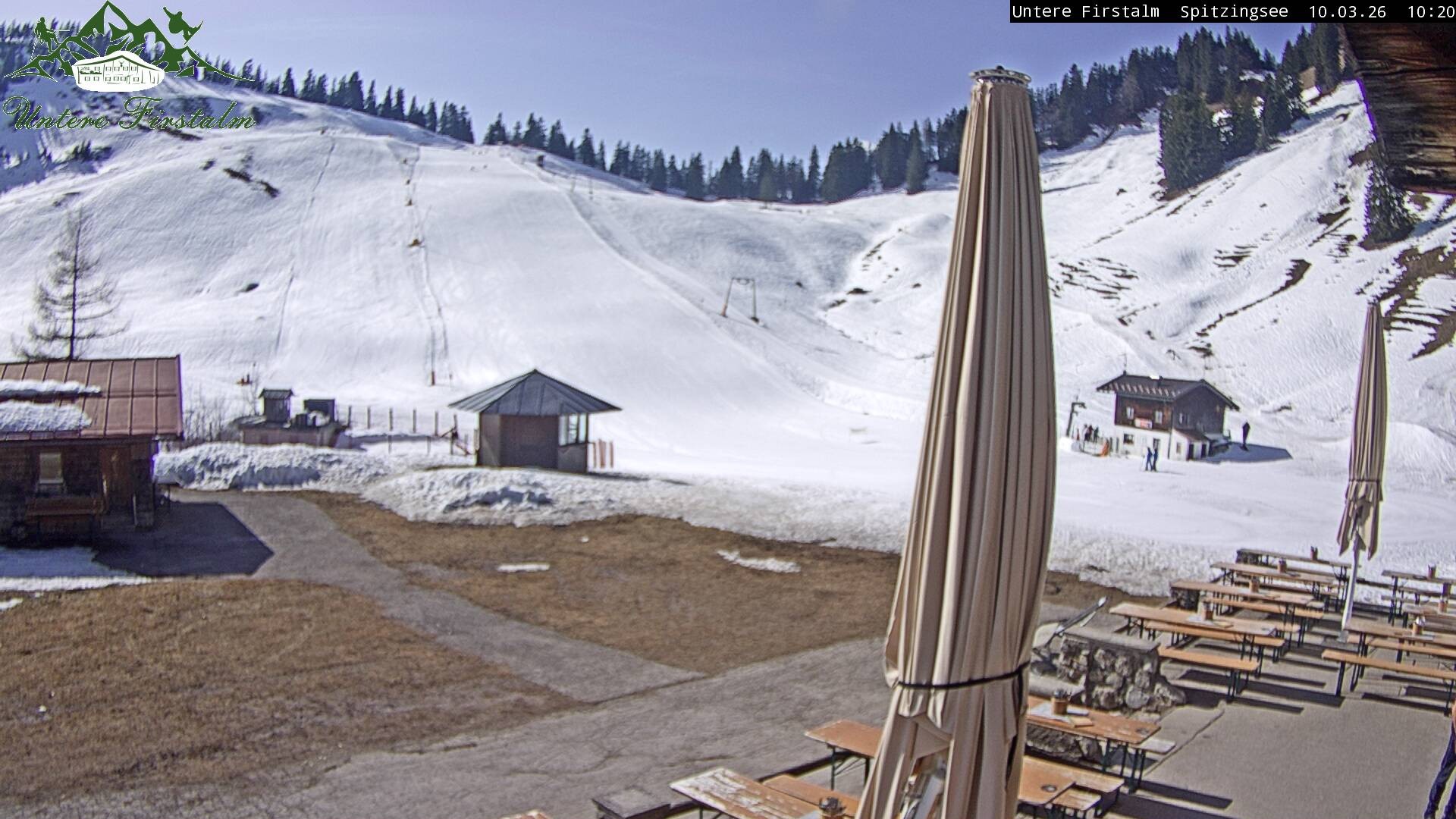 Archiv Foto Webcam Spitzingsee - Sonnenterrasse Untere Firstalm