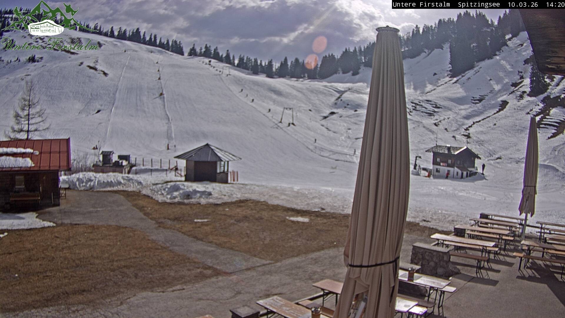 Archiv Foto Webcam Spitzingsee - Sonnenterrasse Untere Firstalm