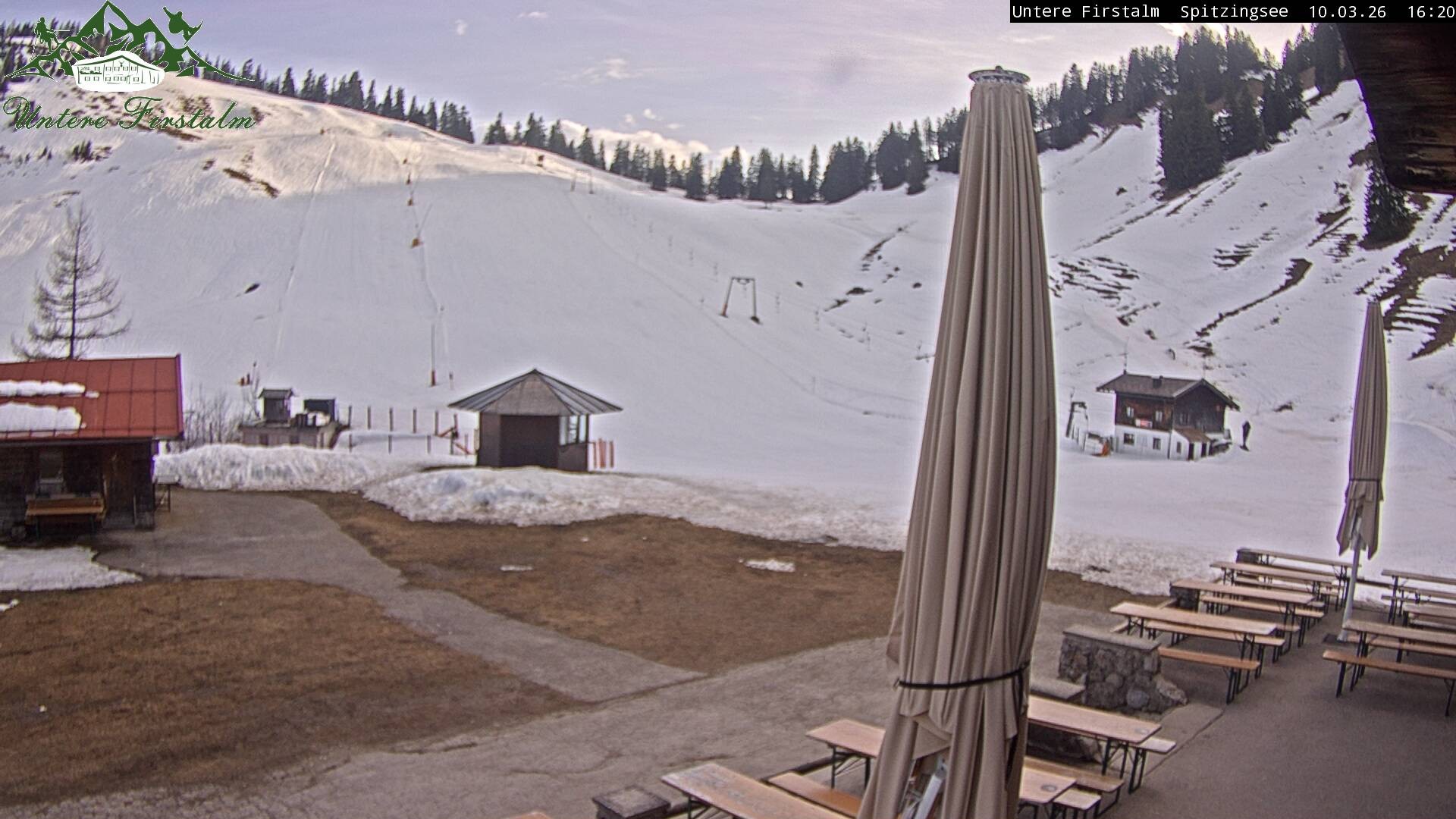 Archiv Foto Webcam Spitzingsee - Sonnenterrasse Untere Firstalm