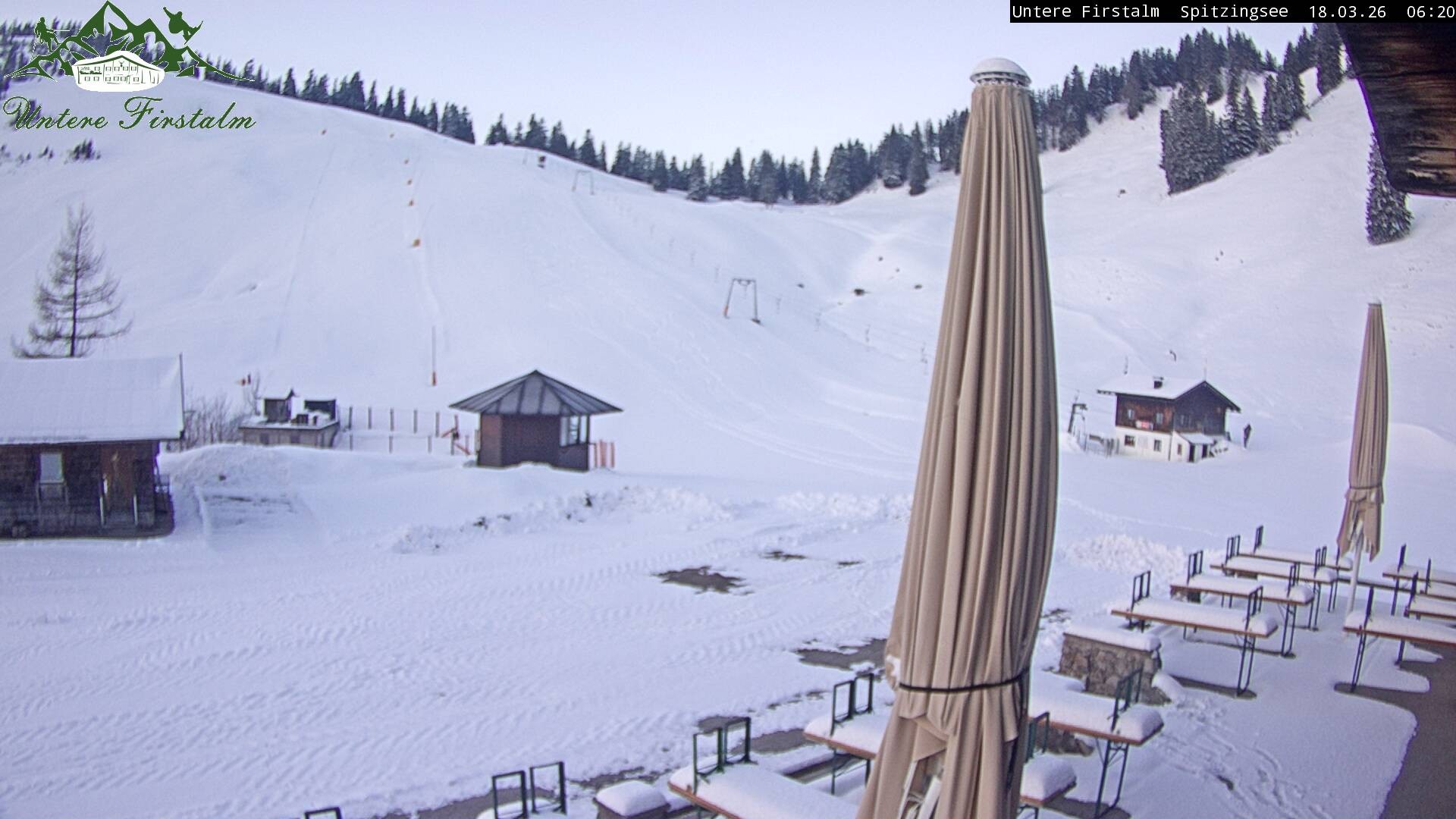 Archiv Foto Webcam Spitzingsee - Sonnenterrasse Untere Firstalm