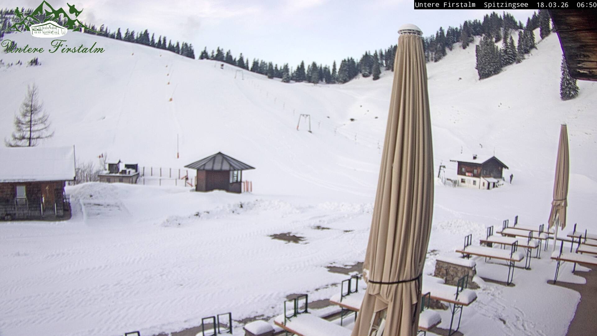 Archiv Foto Webcam Spitzingsee - Sonnenterrasse Untere Firstalm