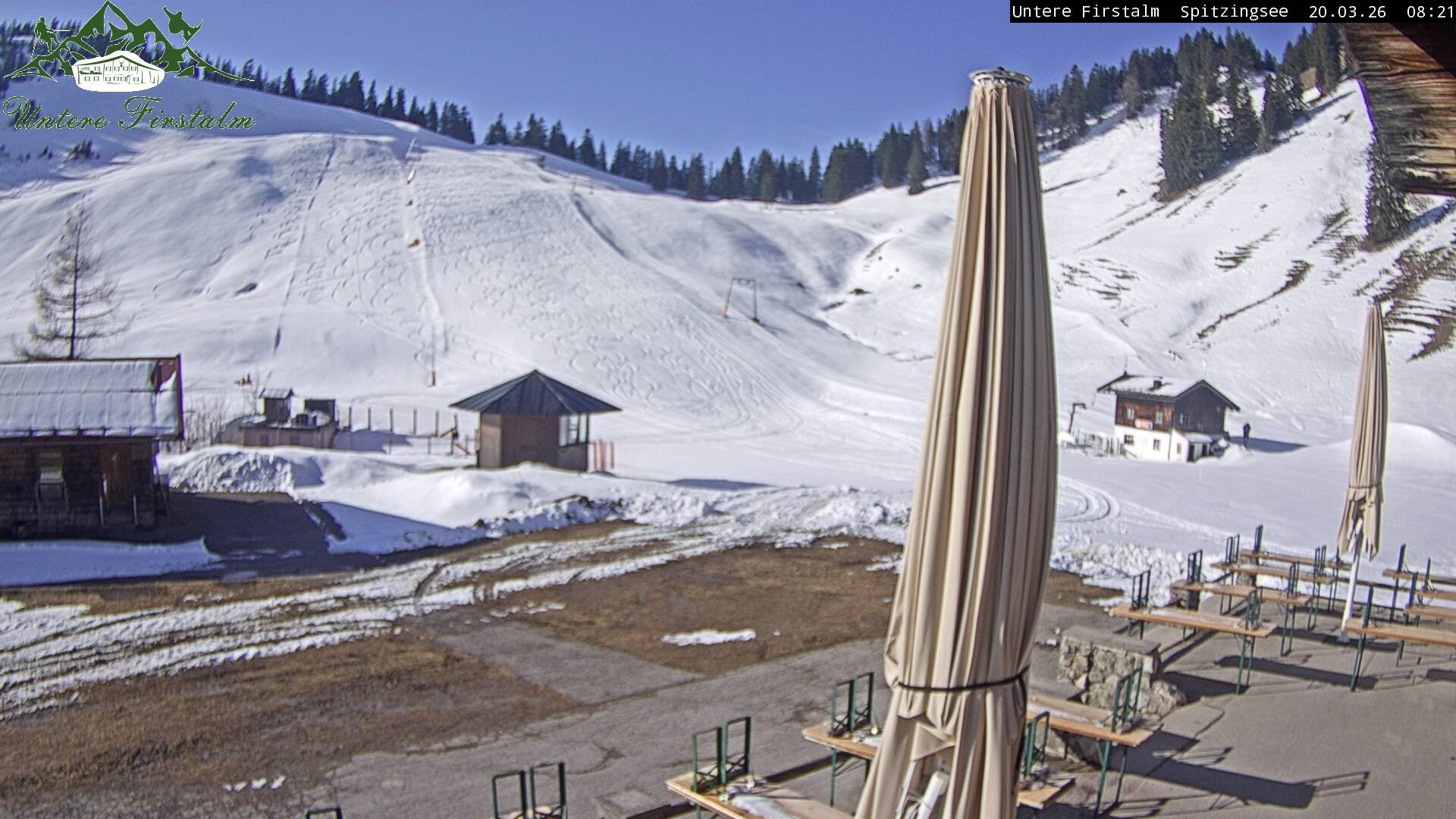 Archiv Foto Webcam Spitzingsee - Sonnenterrasse Untere Firstalm