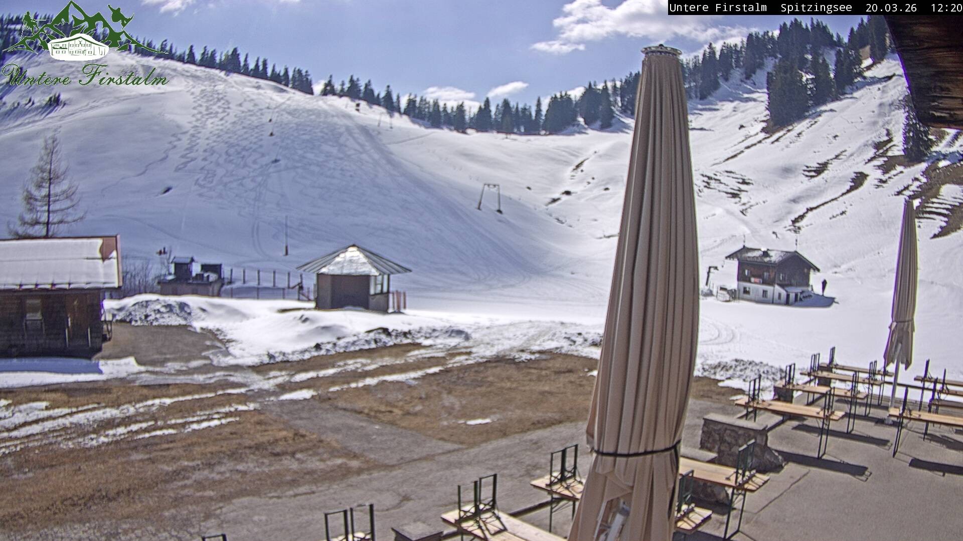 Archiv Foto Webcam Spitzingsee - Sonnenterrasse Untere Firstalm