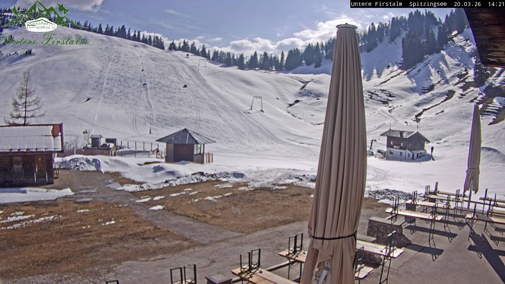 Archiv Foto Webcam Spitzingsee - Sonnenterrasse Untere Firstalm