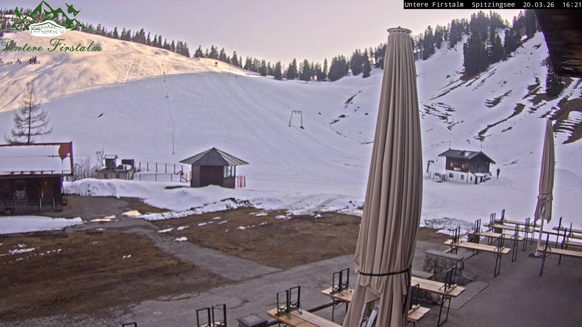 Archiv Foto Webcam Spitzingsee - Sonnenterrasse Untere Firstalm