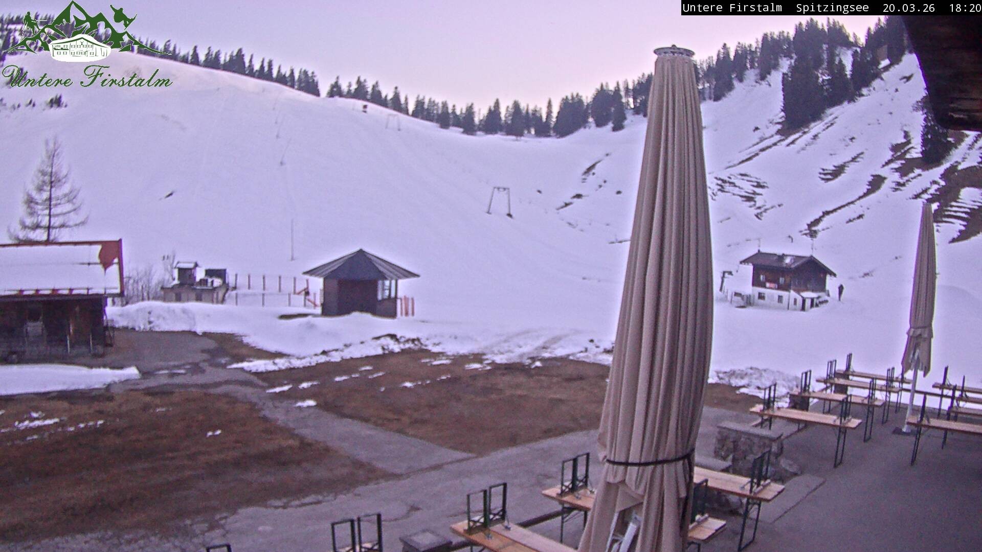 Archiv Foto Webcam Spitzingsee - Sonnenterrasse Untere Firstalm