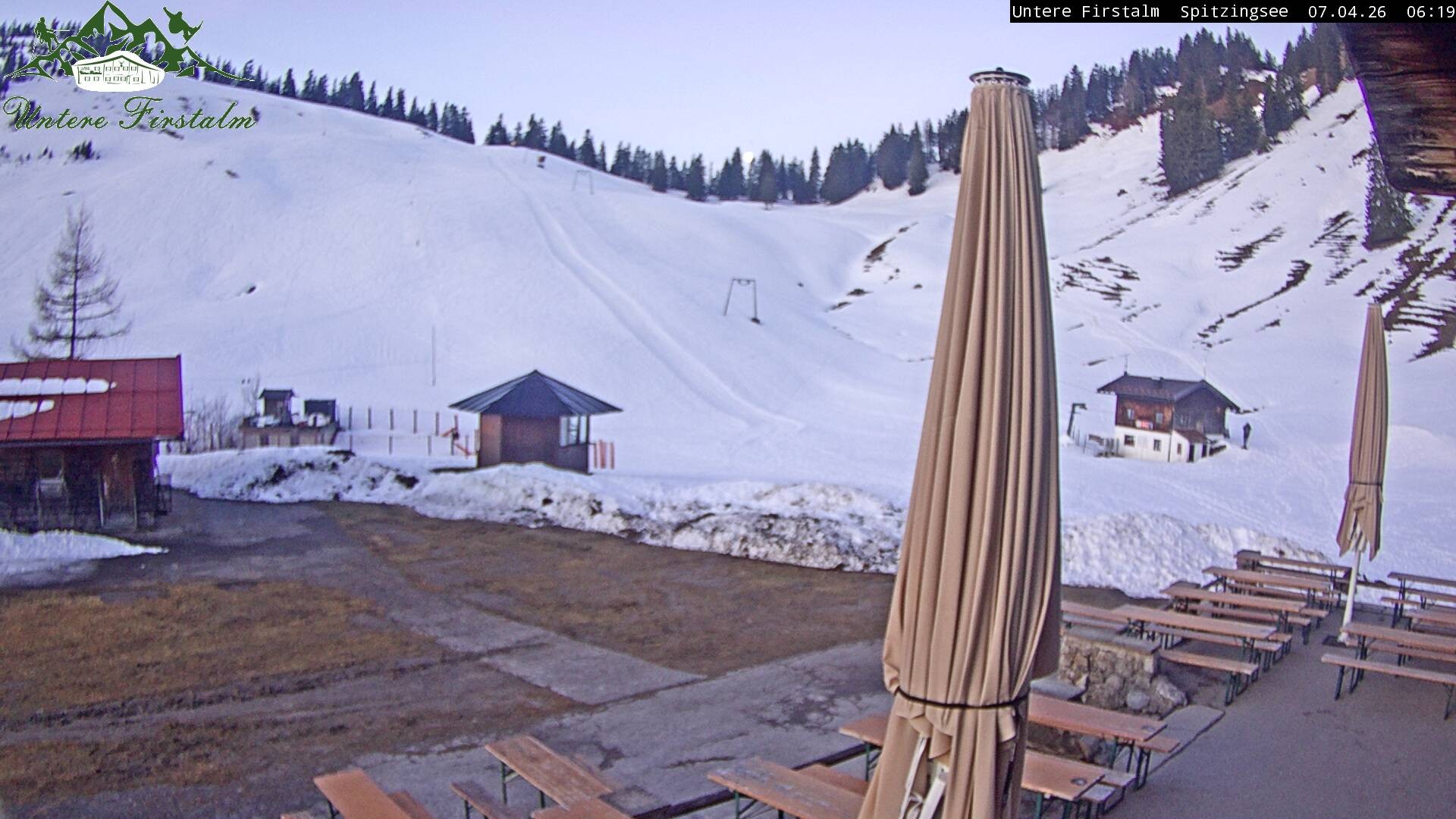 Archiv Foto Webcam Spitzingsee - Sonnenterrasse Untere Firstalm