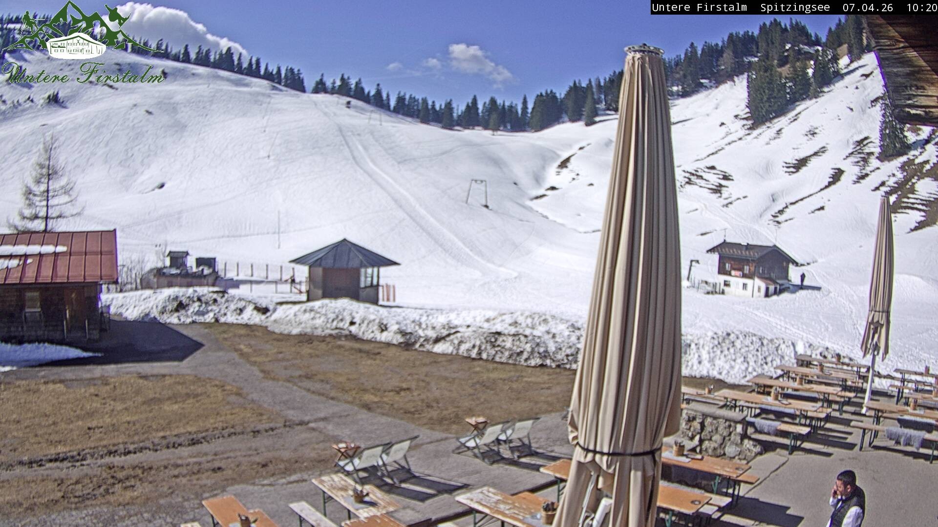 Archiv Foto Webcam Spitzingsee - Sonnenterrasse Untere Firstalm