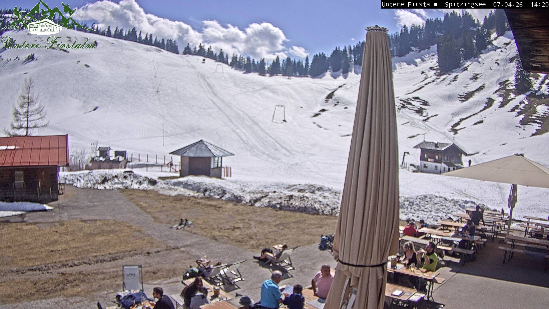 Archiv Foto Webcam Spitzingsee - Sonnenterrasse Untere Firstalm