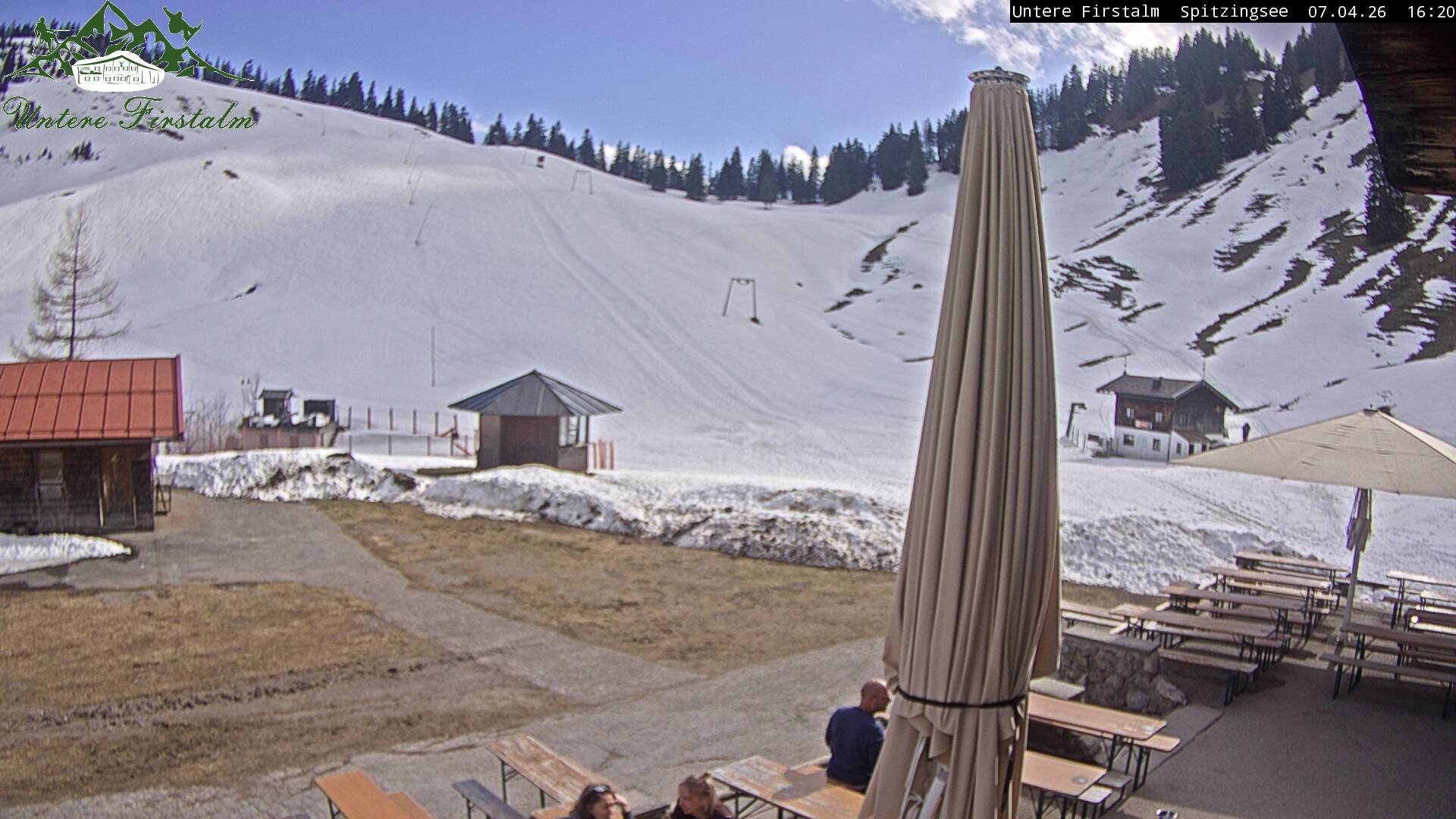 Archiv Foto Webcam Spitzingsee - Sonnenterrasse Untere Firstalm