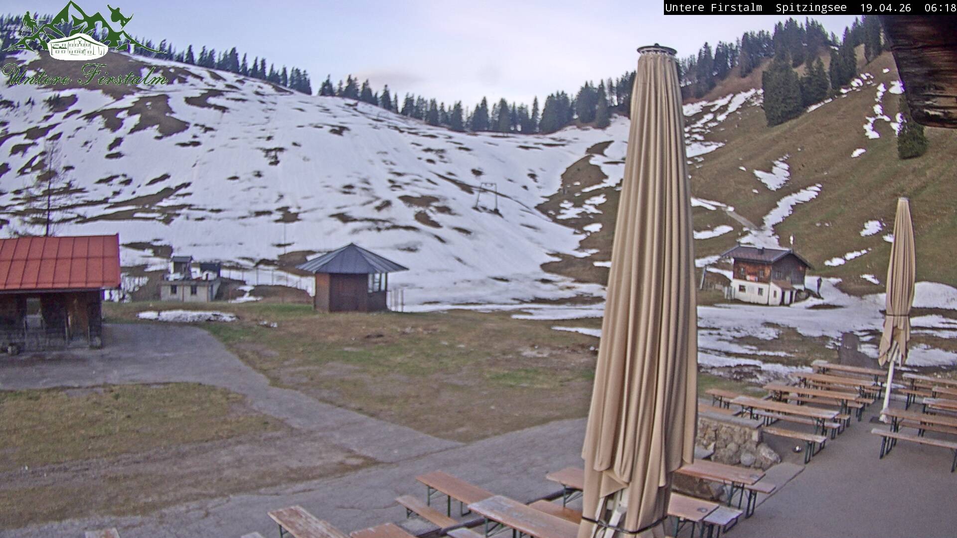 Archiv Foto Webcam Spitzingsee - Sonnenterrasse Untere Firstalm