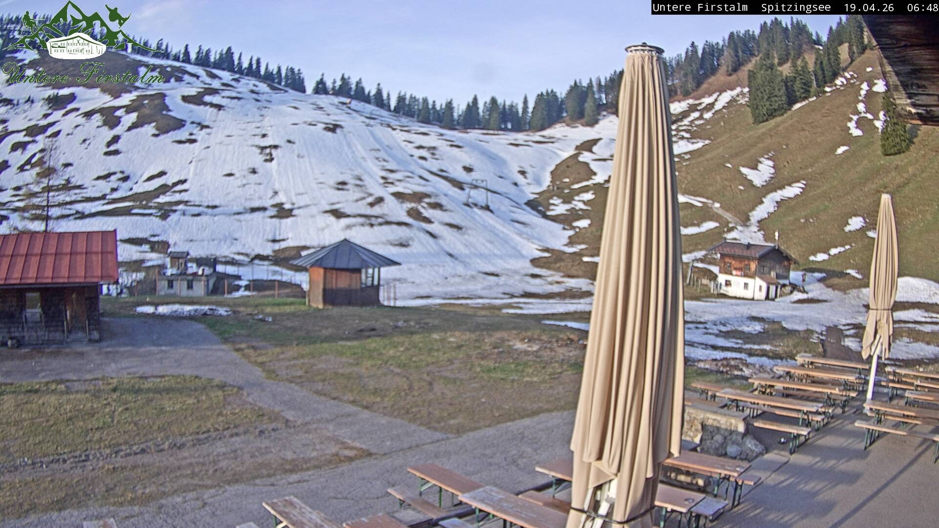 Archiv Foto Webcam Spitzingsee - Sonnenterrasse Untere Firstalm