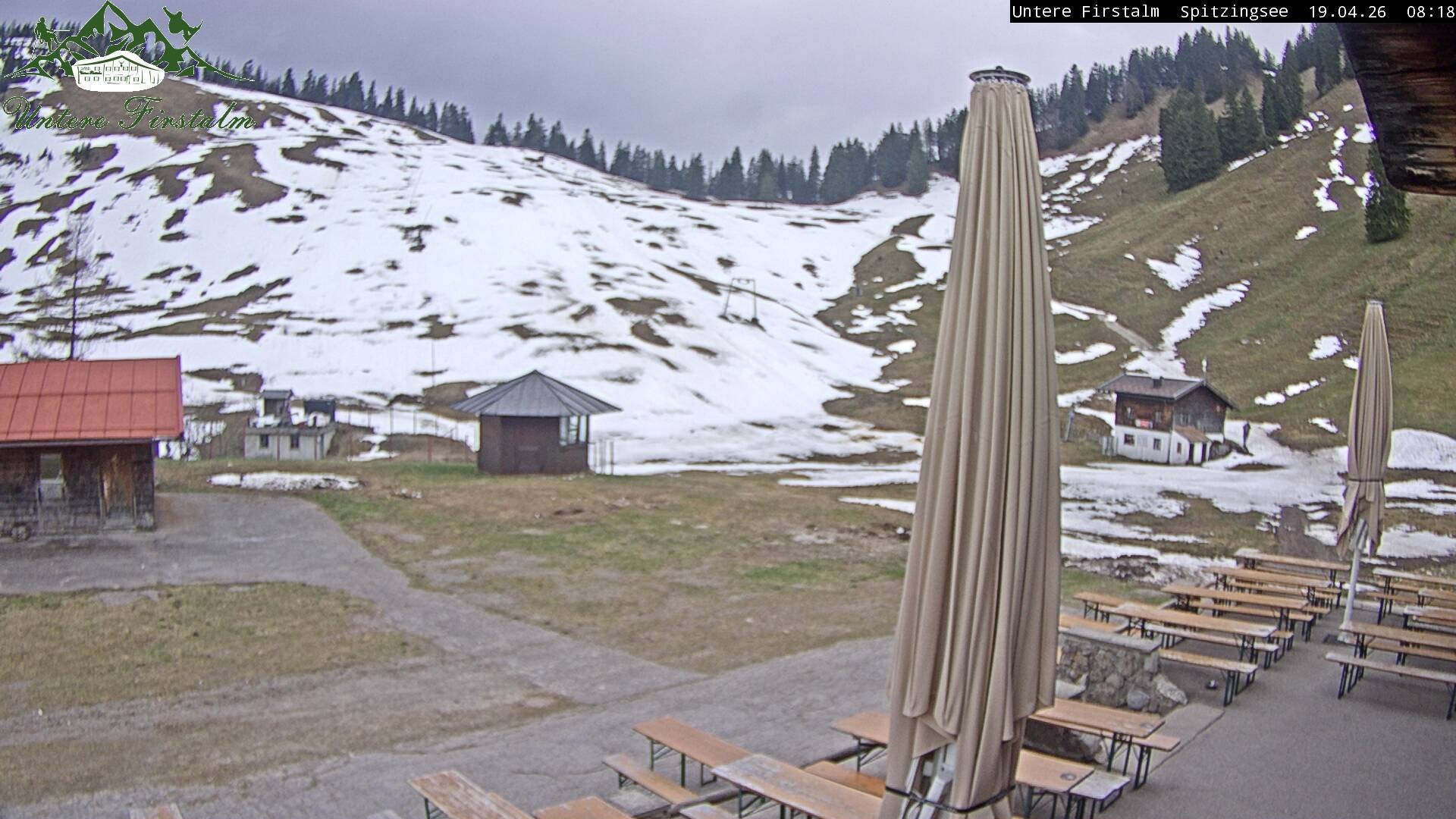 Archiv Foto Webcam Spitzingsee - Sonnenterrasse Untere Firstalm