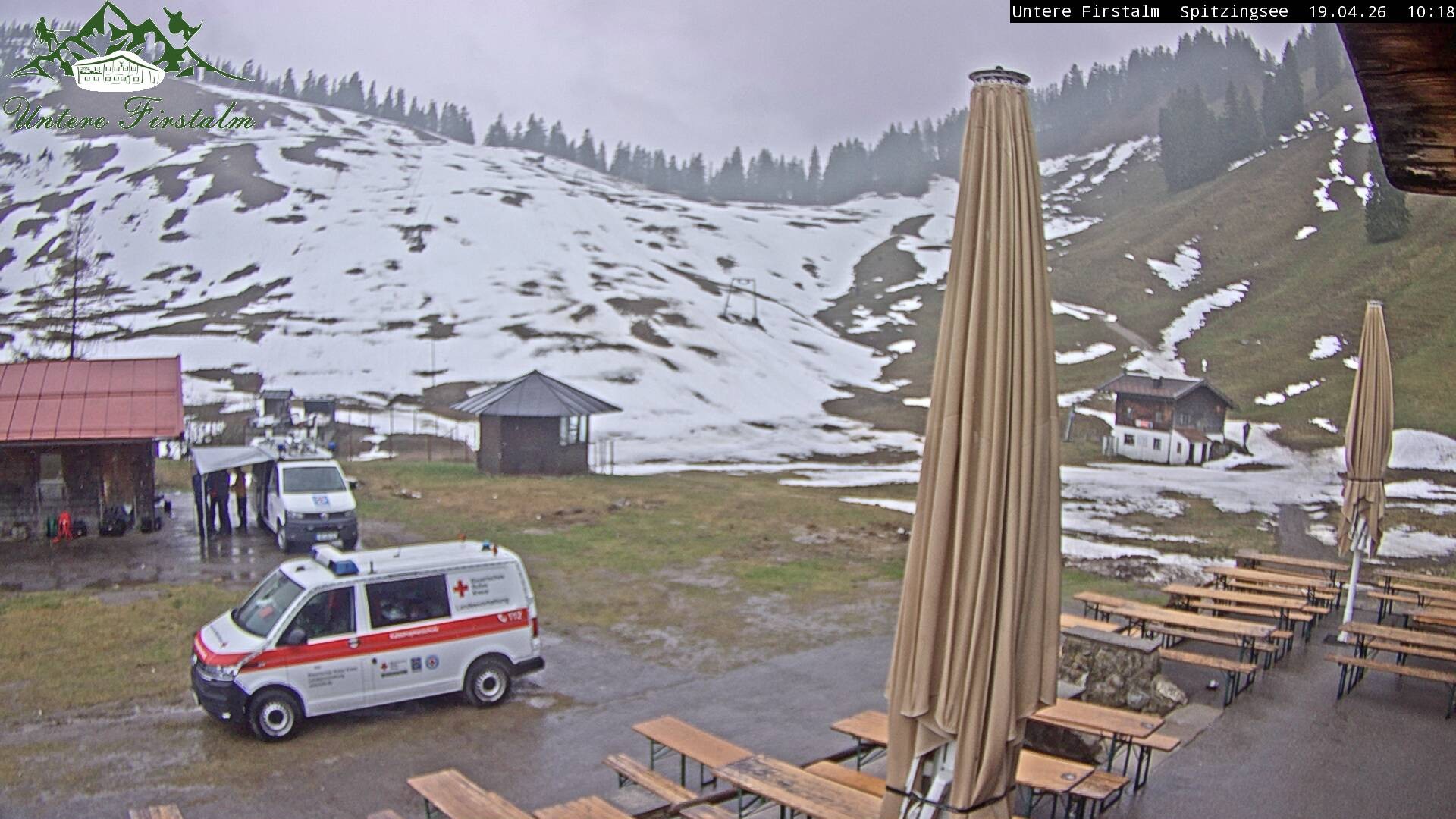 Archiv Foto Webcam Spitzingsee - Sonnenterrasse Untere Firstalm